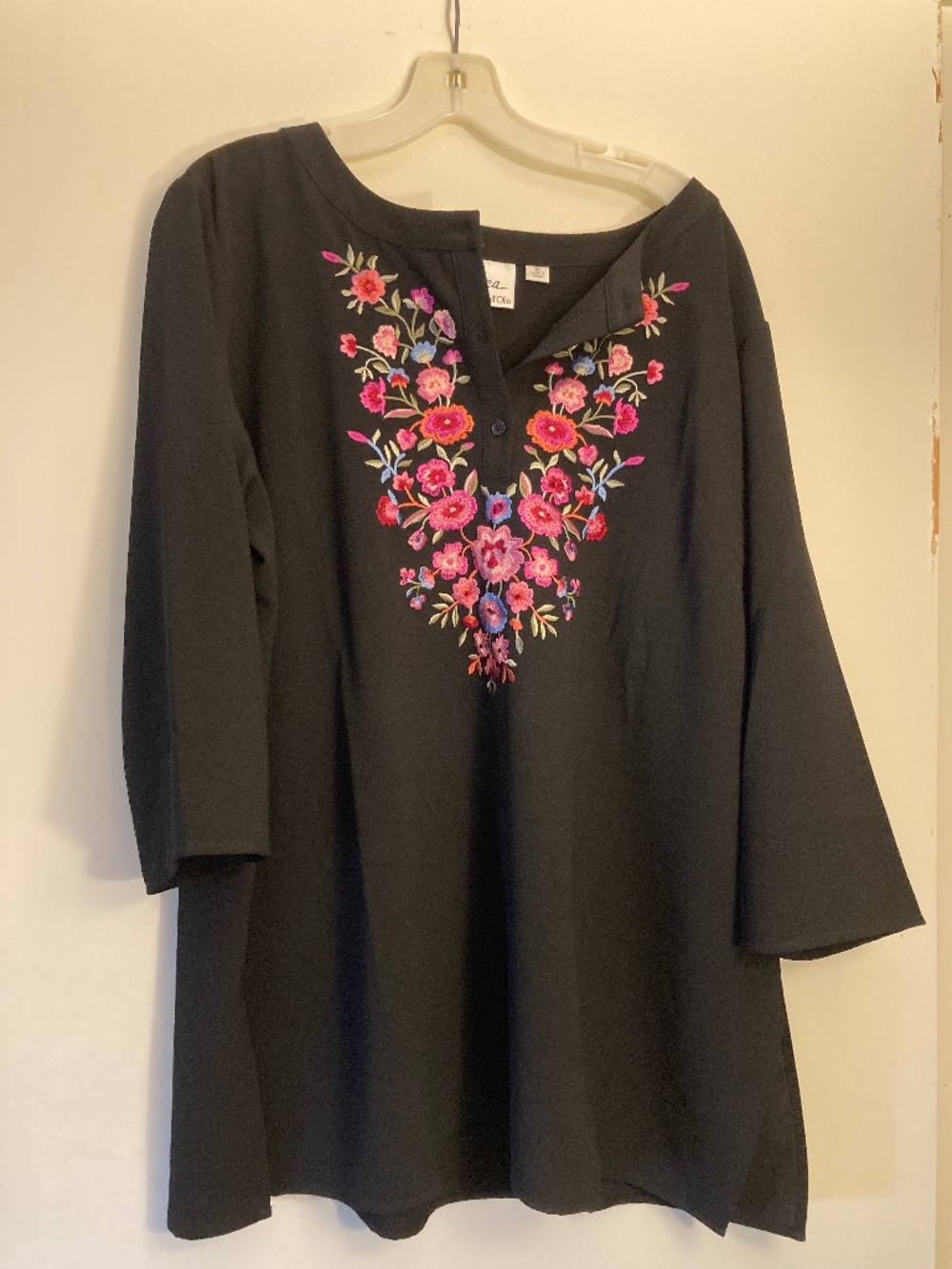 Embroidered top